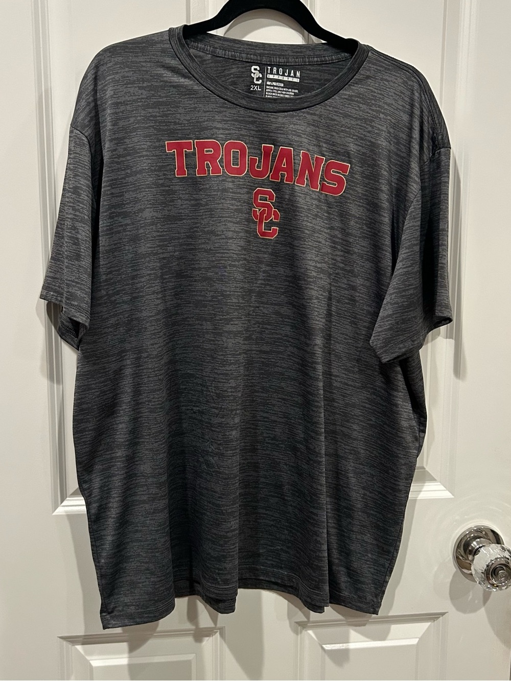 USC Men's Charcoal Heather Logo T-Shirt